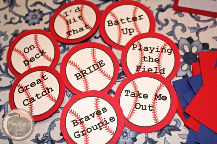 Baseball Themed Bachelorette Party