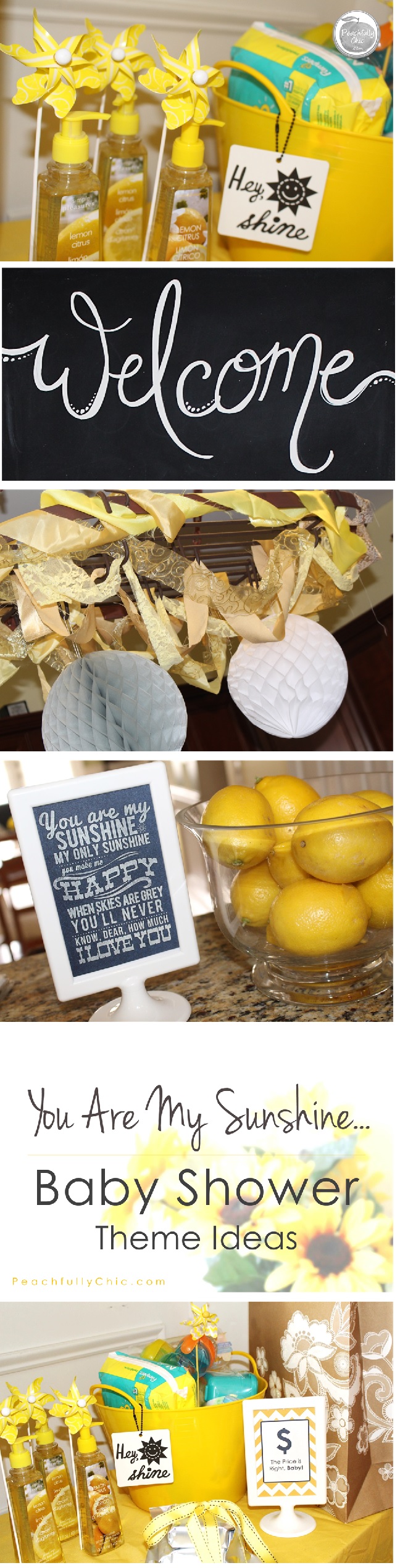 Sunshine baby 2024 shower decorations