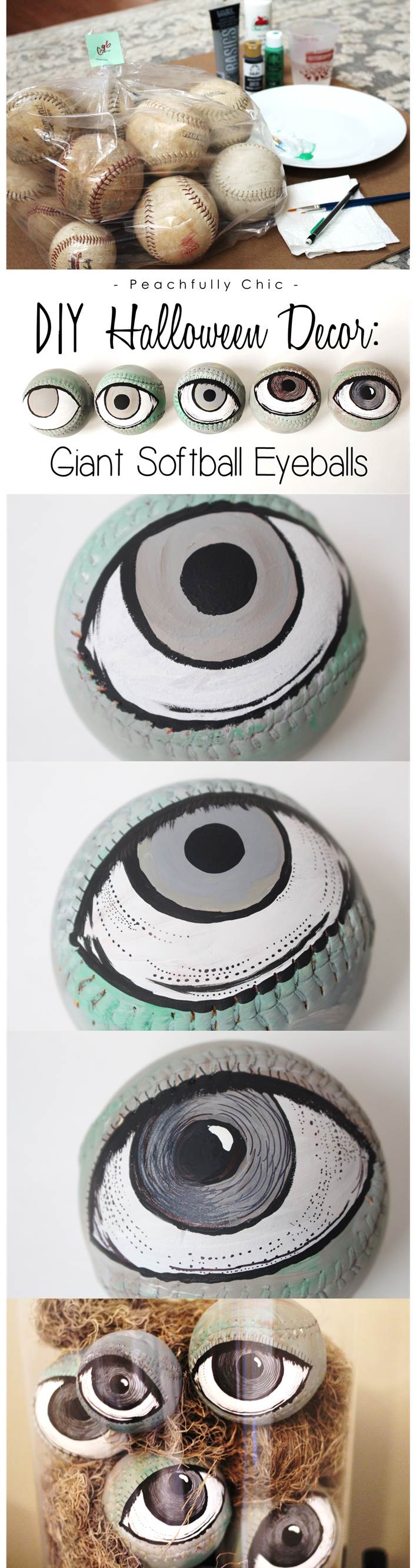 Spooky DIY Halloween Eyeballs