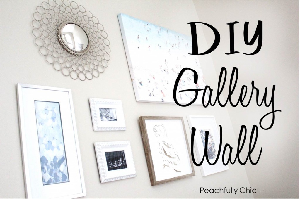 DIY Gallery Wall Art - Peachfully Chic