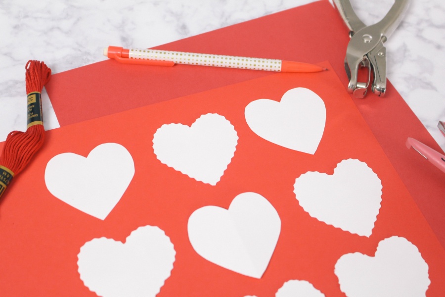 Diy Valentines Party Place Cards Peachfully Chic