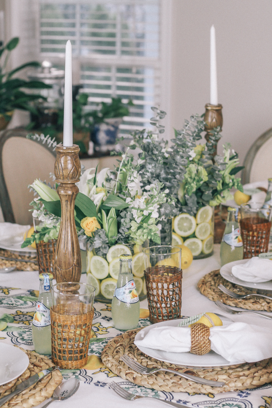 Lemon Party Decor & Table Setting - Peachfully Chic