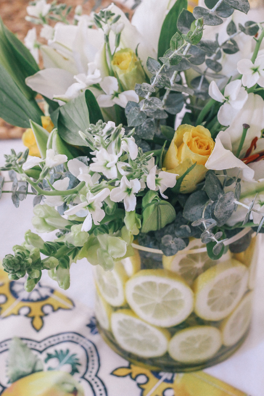 Lemon Party Decor And Table Setting Peachfully Chic