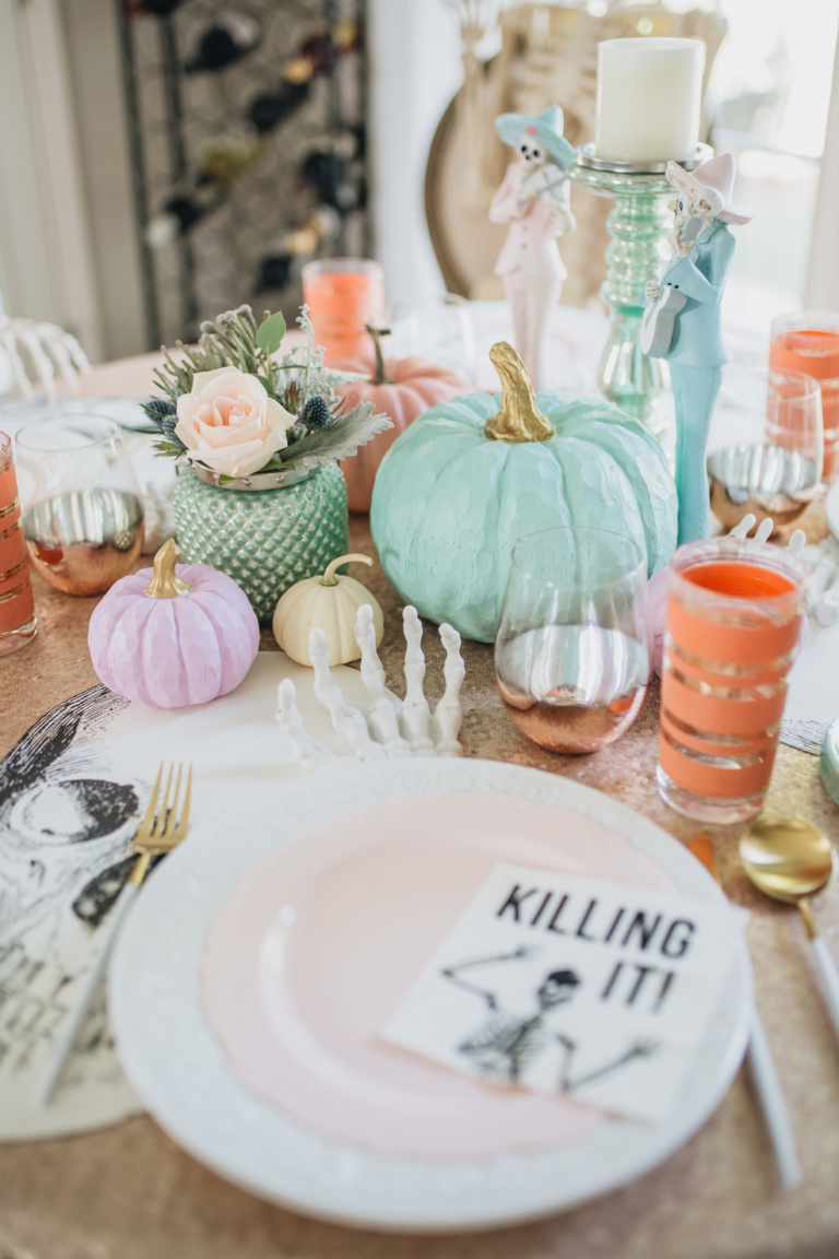 Chic Pastel Halloween Decor Ideas - Peachfully Chic