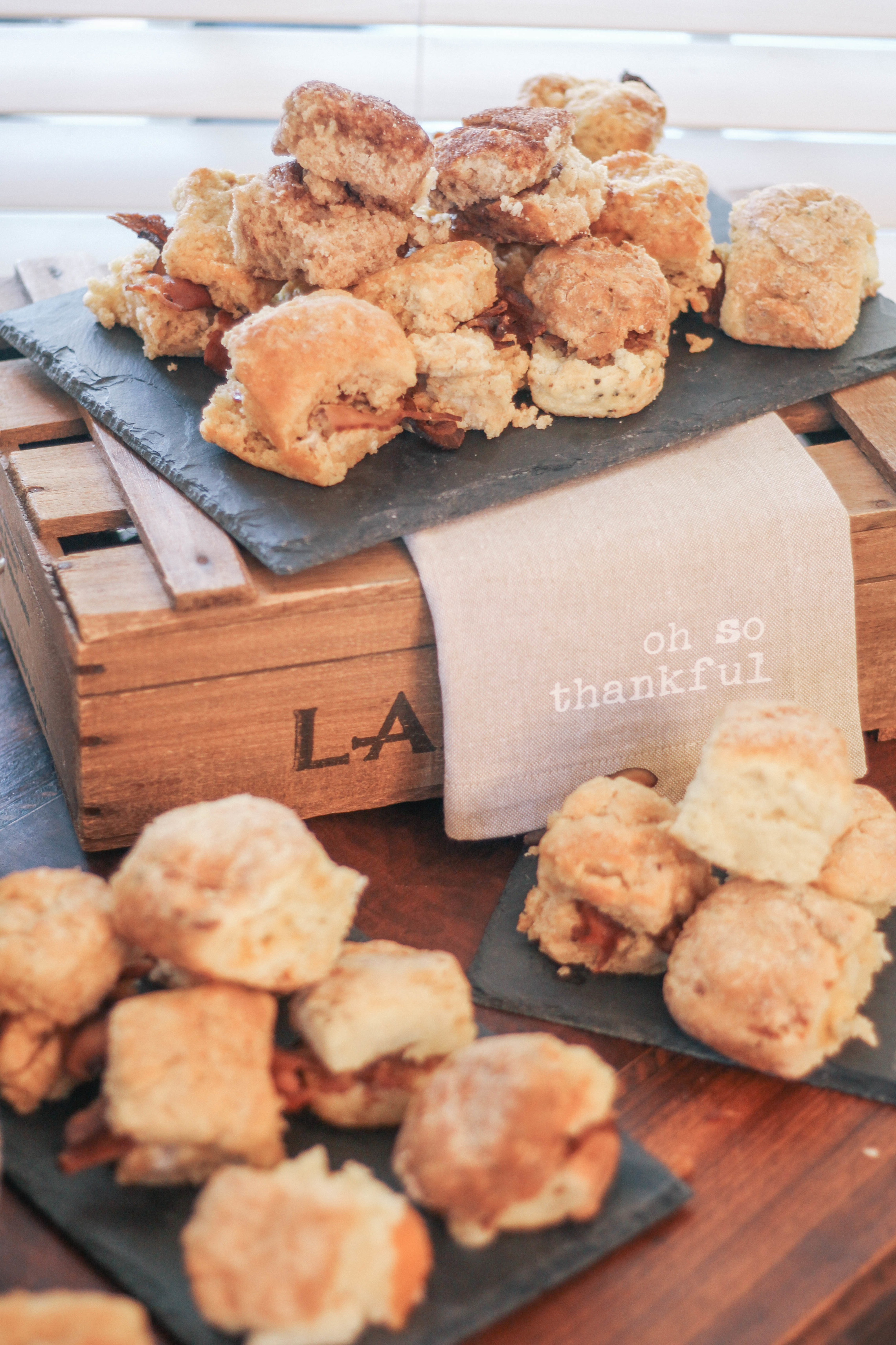 Fall Brunch Biscuit & Mimosa Bar Ideas - Peachfully Chic