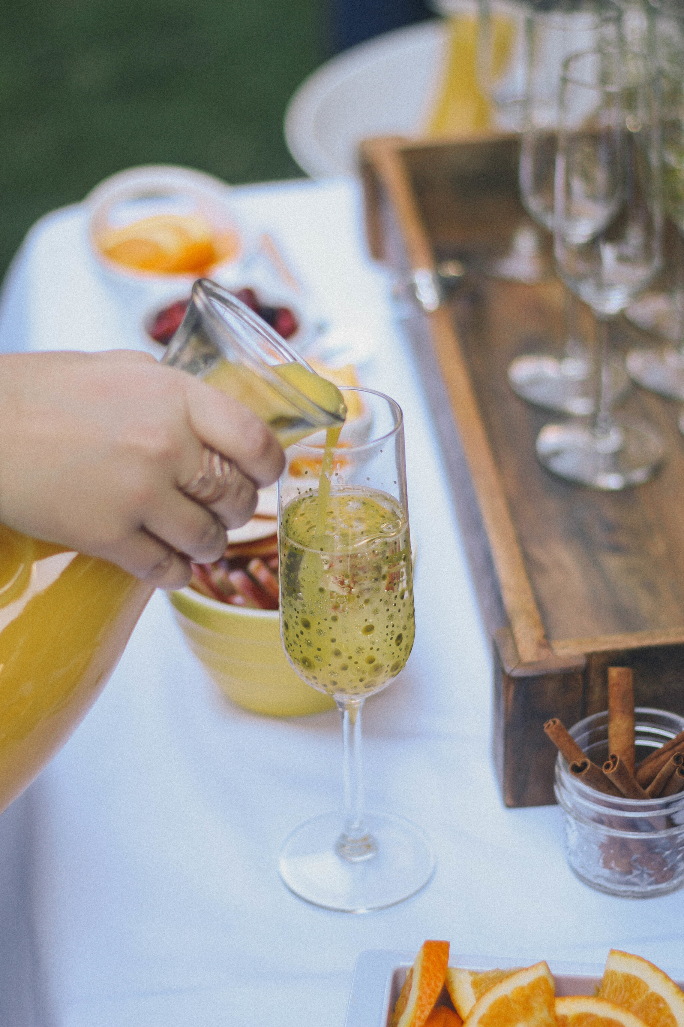 Fall Brunch Biscuit & Mimosa Bar Ideas - Peachfully Chic