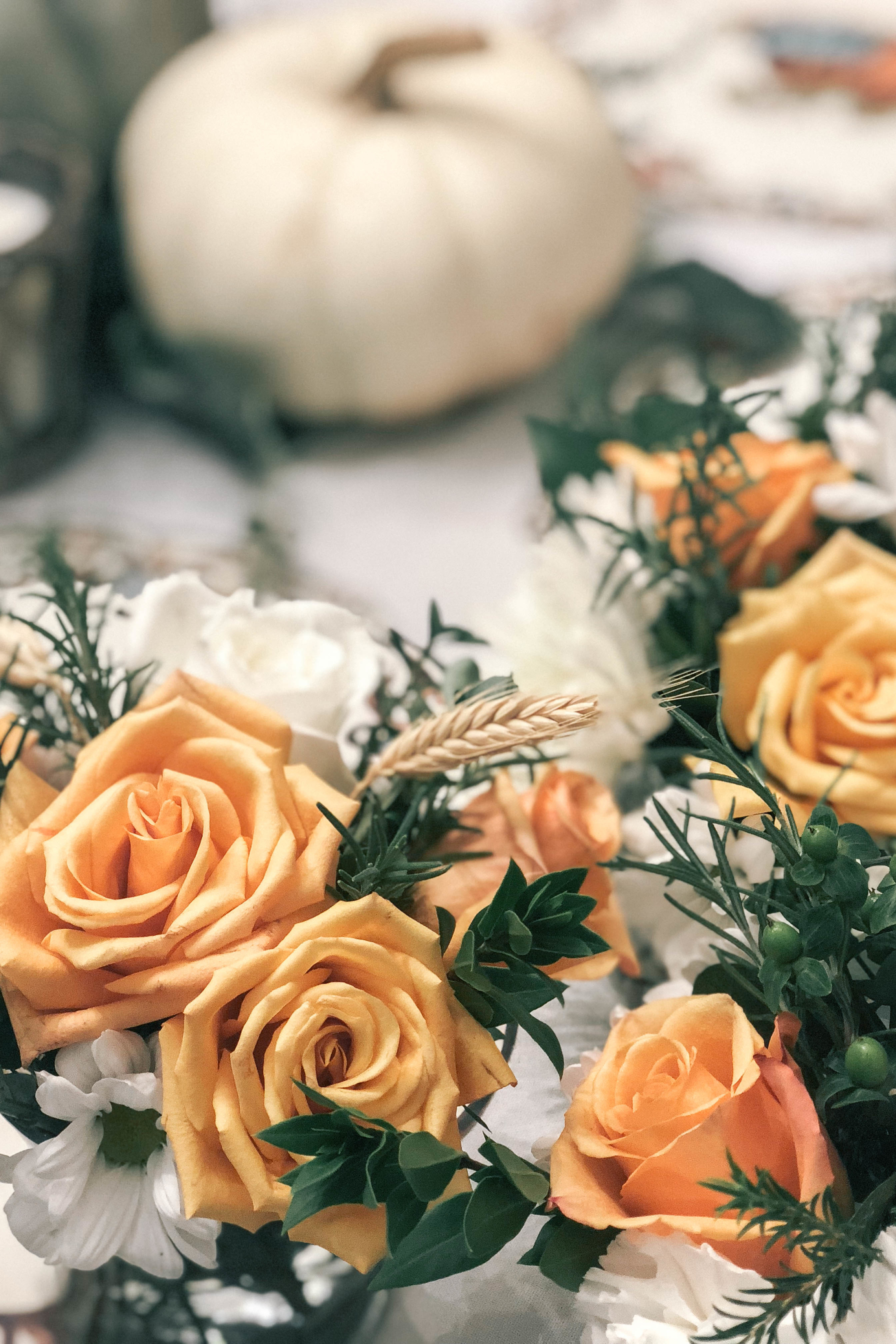 Fall-Orange-Floral-Arrangement
