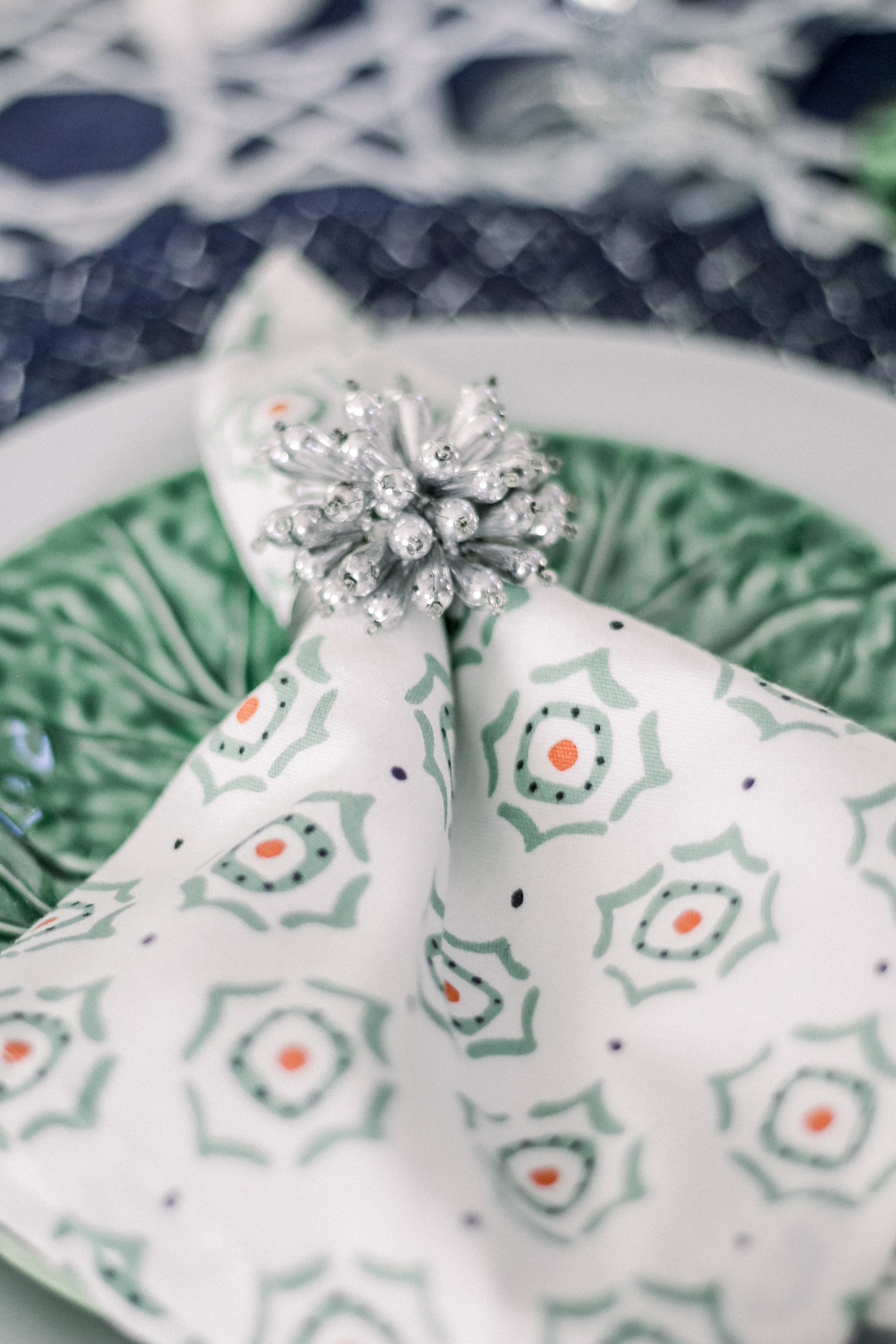 Blue_and Green_Silver_Napkin_Holder