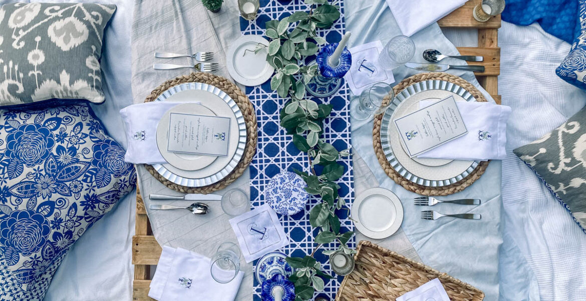 Backyard Picnic Pallet Setup