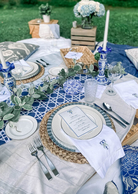 Romantic Backyard Pallet Picnic - Peachfully Chic