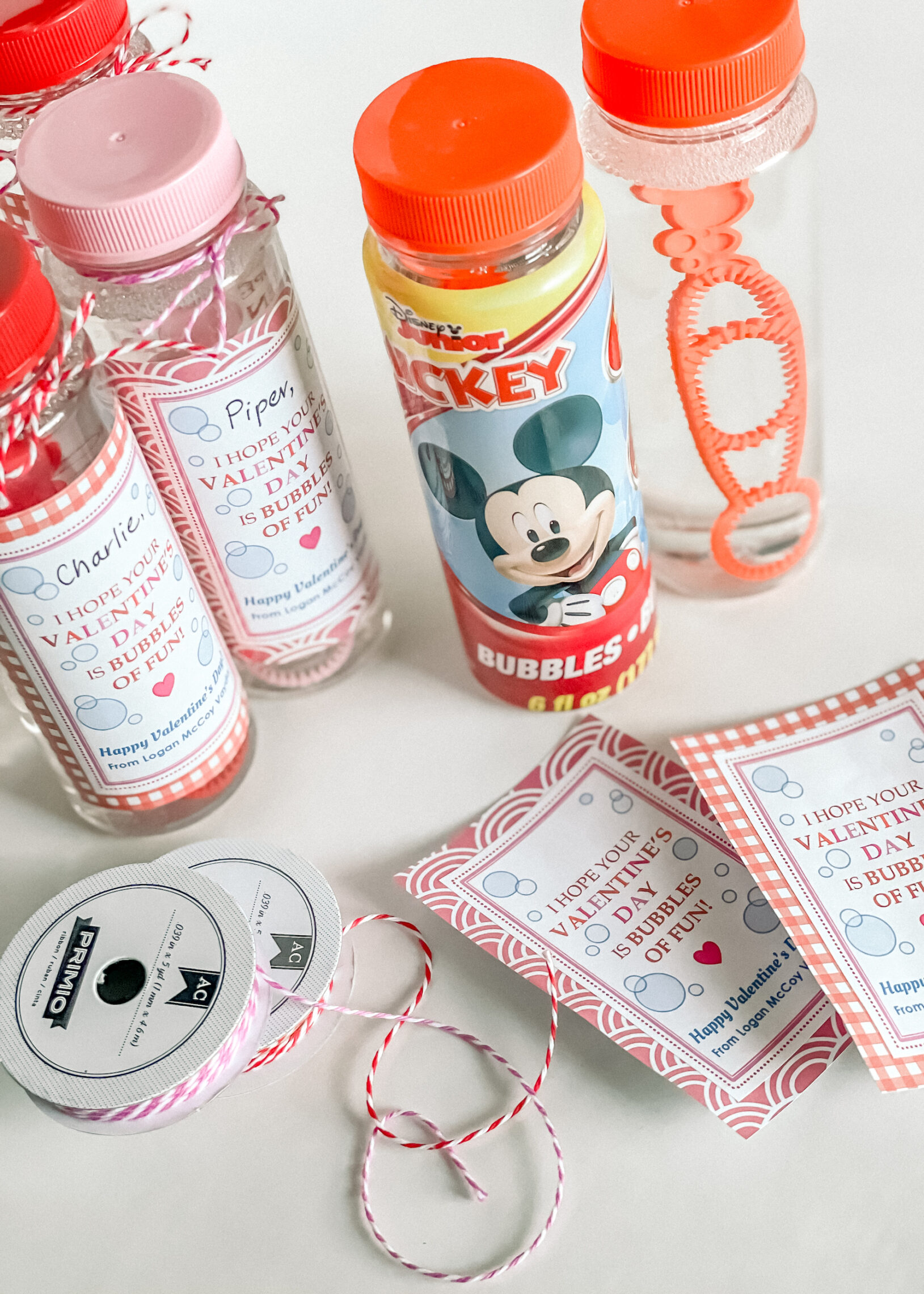Valentine's Day DIY Printable BUBBLES